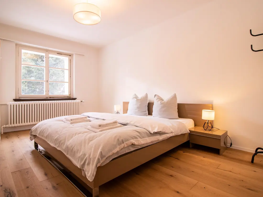 Résidence Pradella Garten by Arosa Holiday Appartement/Fewo, Dusche oder Bad, WC, 7-Bettwo