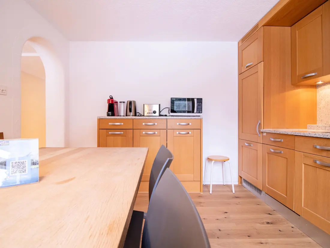 Résidence Pradella Garten by Arosa Holiday Appartement/Fewo, Dusche oder Bad, WC, 7-Bettwo