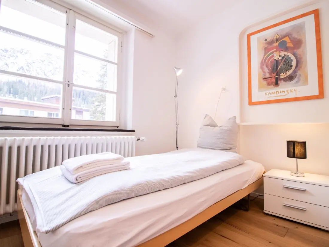 Résidence Pradella Garten by Arosa Holiday Appartement/Fewo, Dusche oder Bad, WC, 7-Bettwo