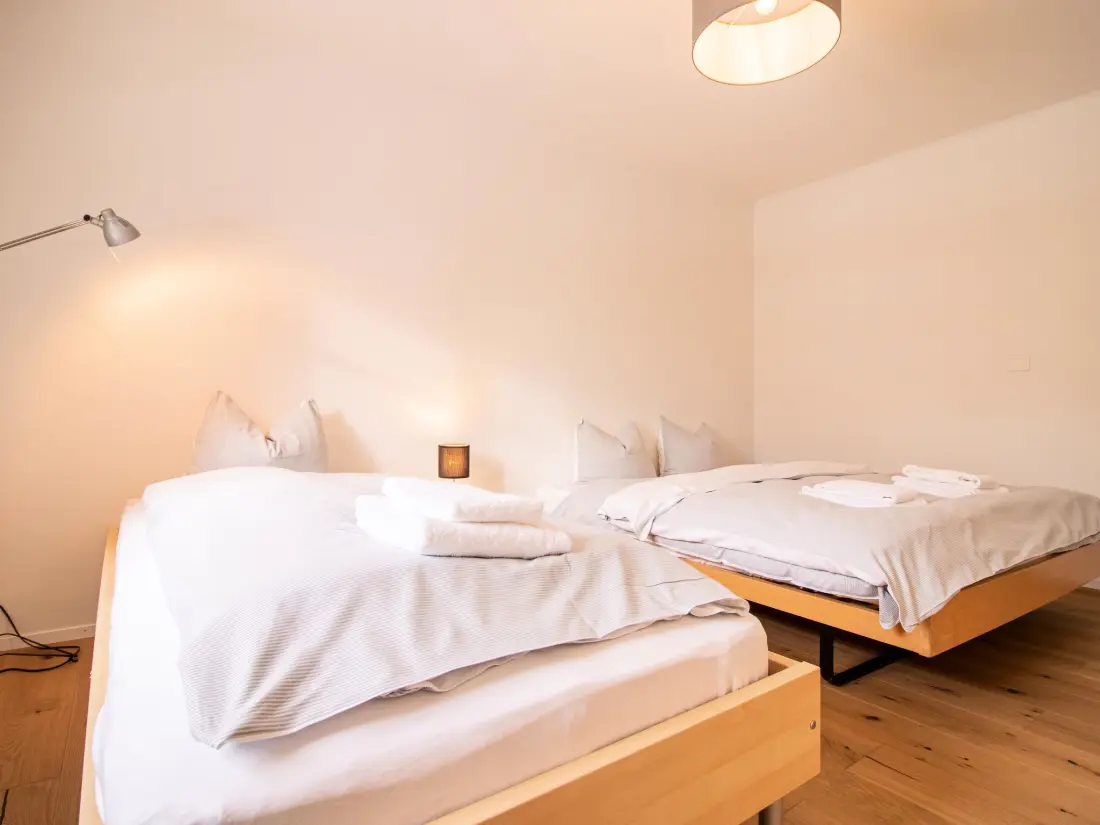 Résidence Pradella Garten by Arosa Holiday Appartement/Fewo, Dusche oder Bad, WC, 7-Bettwo
