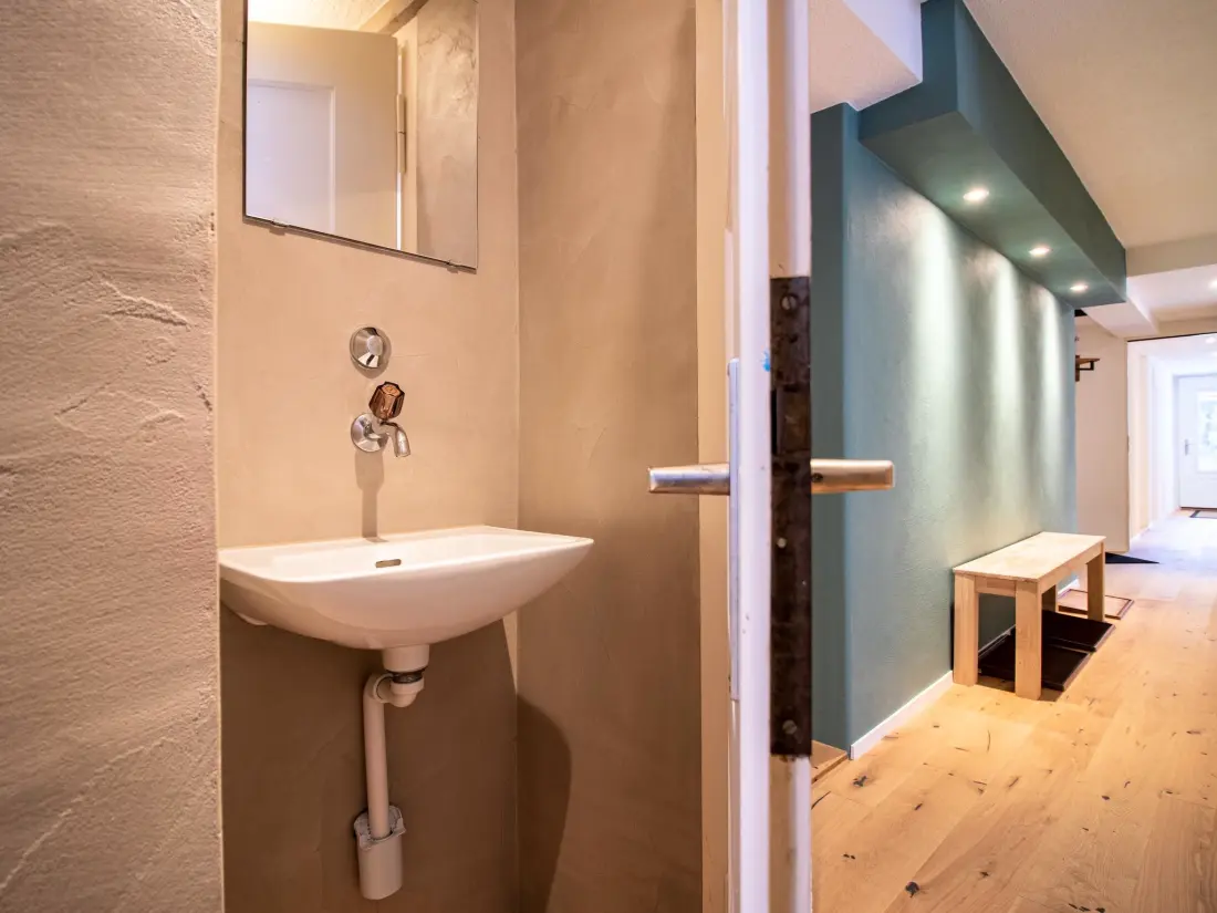 Résidence Pradella Garten by Arosa Holiday Appartement/Fewo, Dusche oder Bad, WC, 7-Bettwo