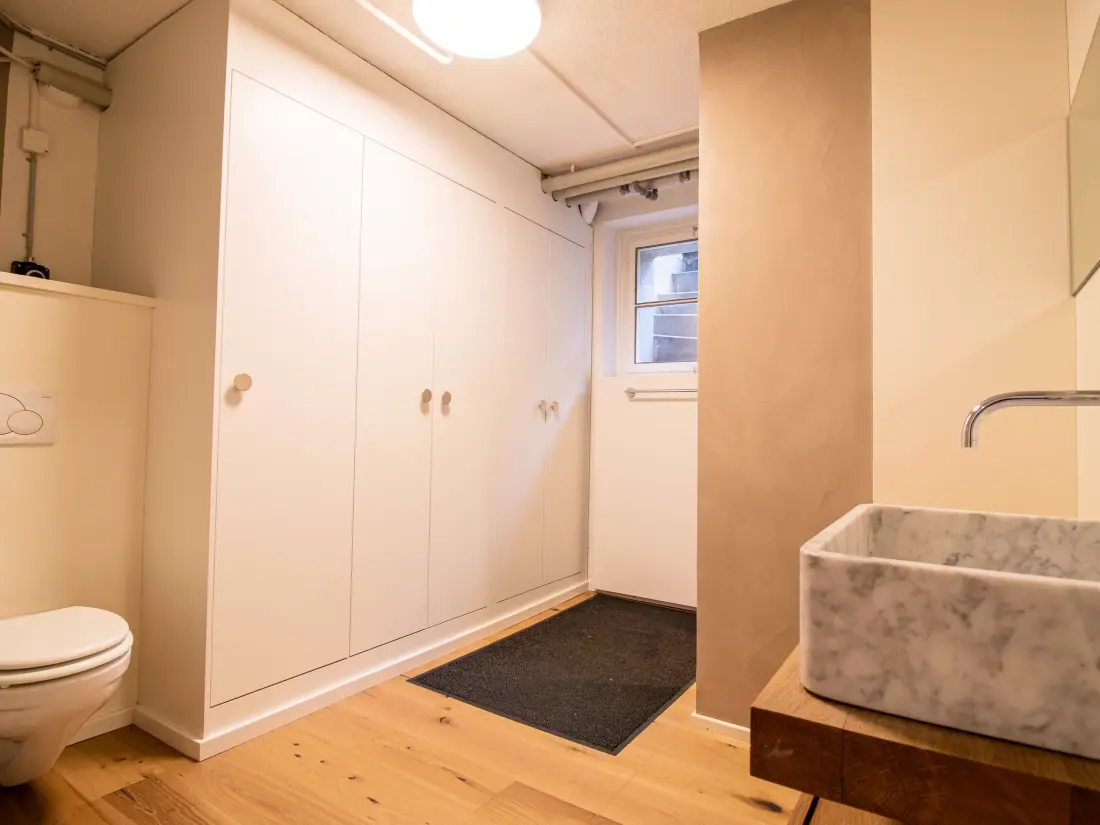 Résidence Pradella Garten by Arosa Holiday Appartement/Fewo, Dusche oder Bad, WC, 7-Bettwo