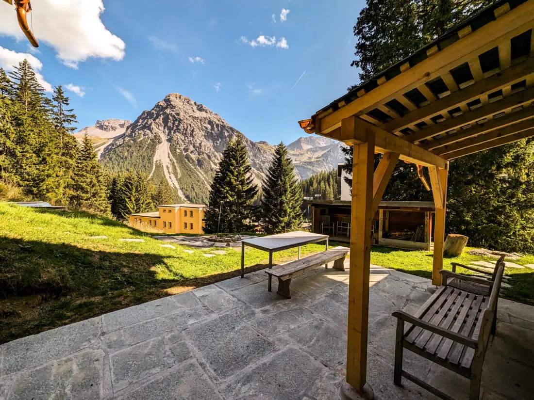 Résidence Pradella Garten by Arosa Holiday Appartement/Fewo, Dusche oder Bad, WC, 7-Bettwo