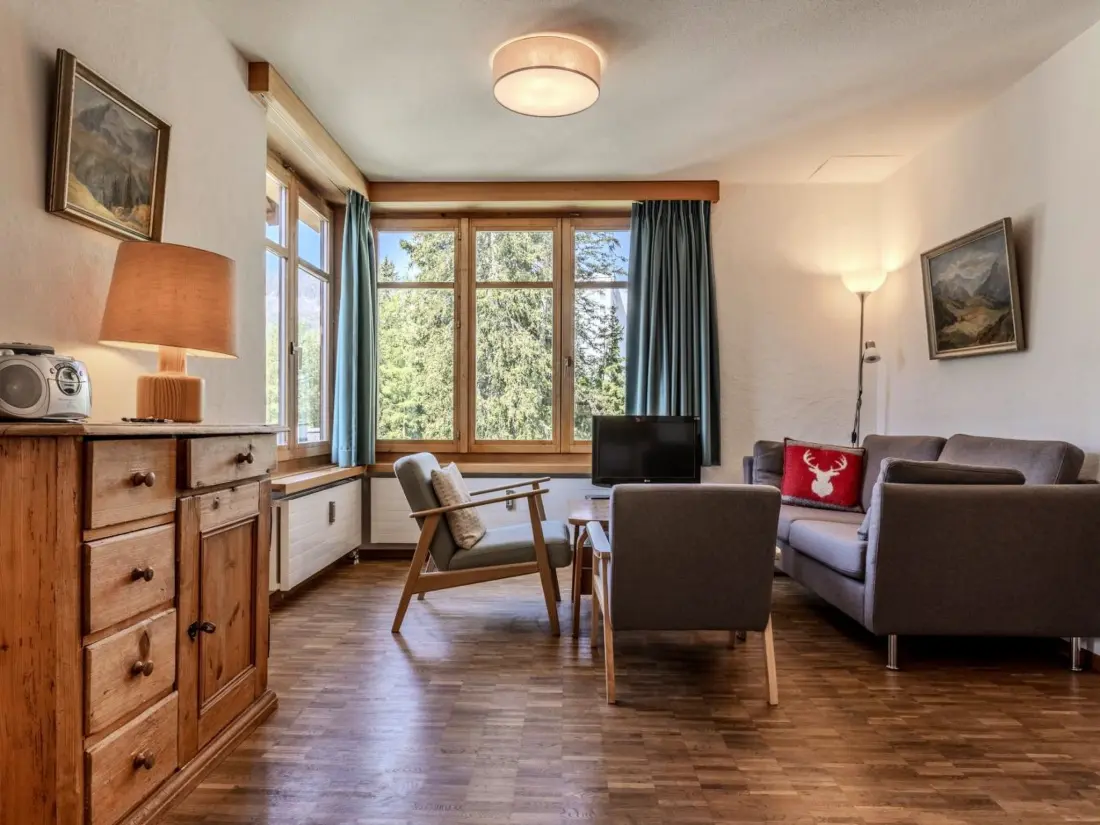 Résidence Tschuggenweg 10 Appartement/Fewo, Bad, WC, 4-Bettwohnung 4-Bettwohnung