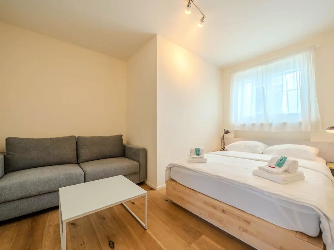Résidence Viktoria B33 by Arosa Vacations Appartement/Fewo, Dusche und Bad, WC, 2 Schlafrä