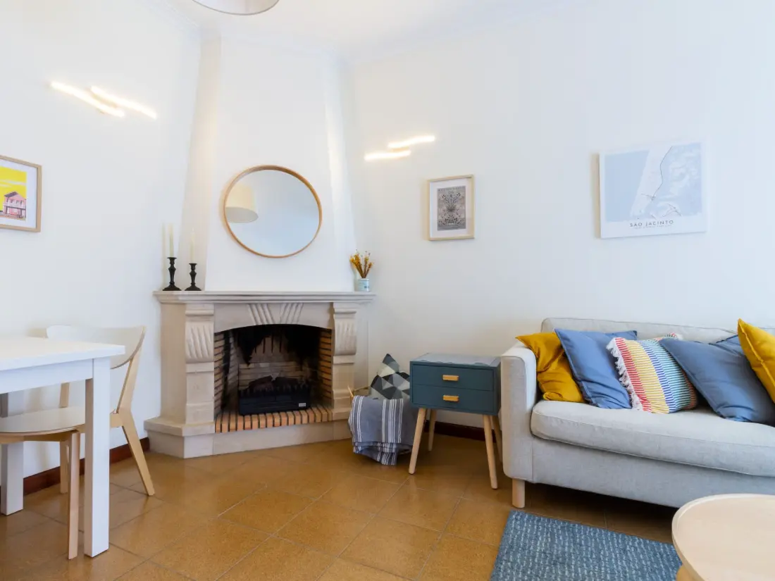 Résidence Wohnung mit Balkon, Blick auf die Lagune, Sao Jacinto, Aveiro