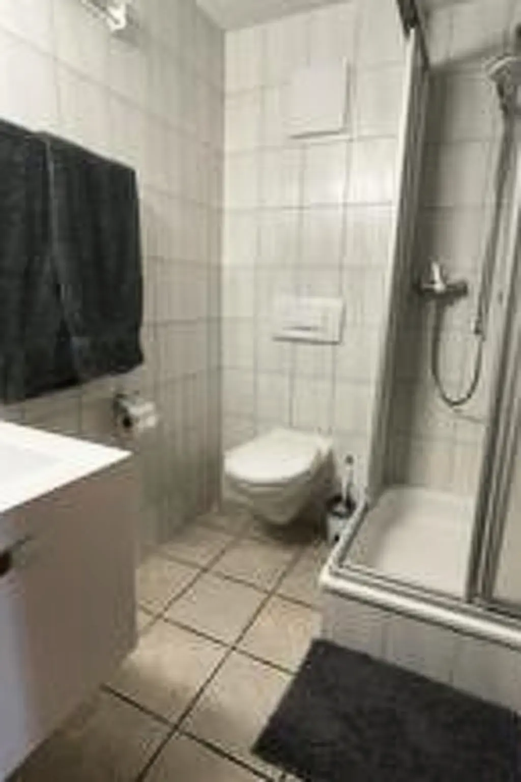 Résidence Konkordia 1 EG Süd Appartement/Fewo, Dusche oder Bad, WC