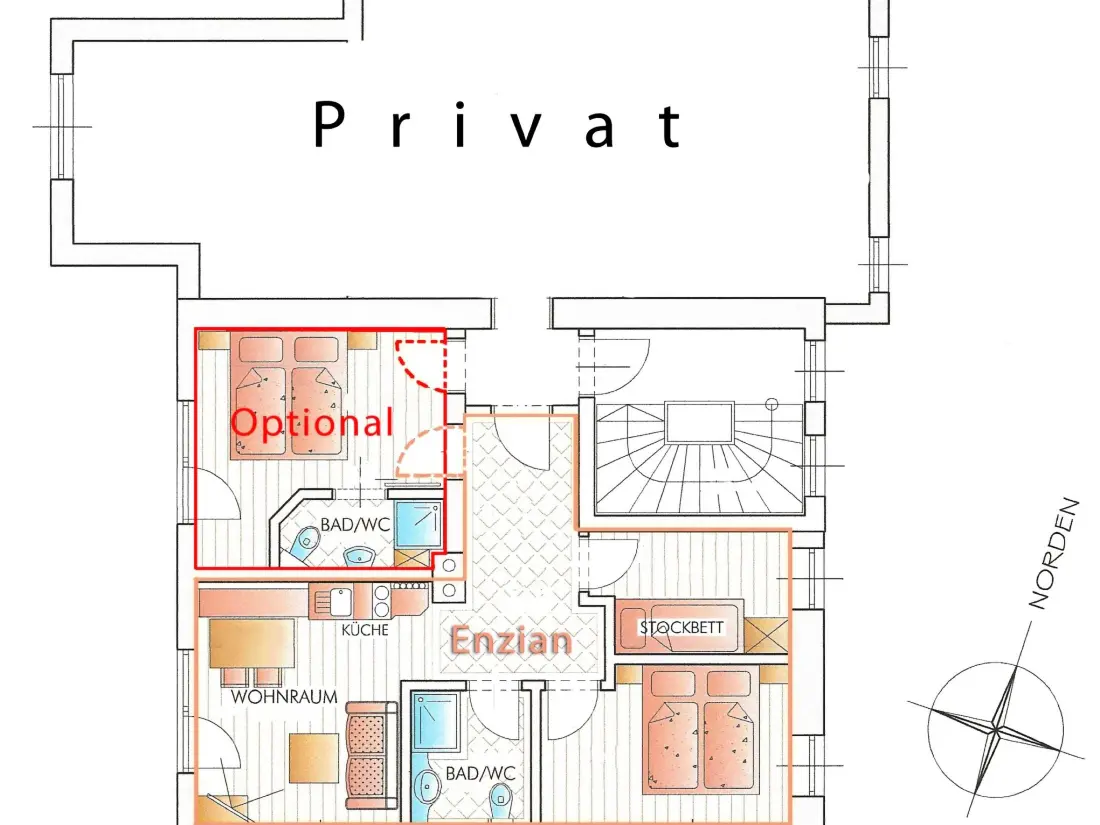 Résidence Schöne Wohnung Enzian für vier Personen