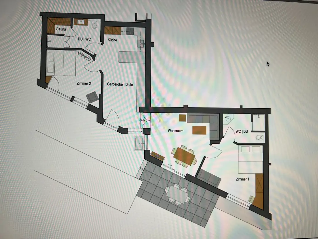 Résidence Luxuriöse Ferienwohnung mit Terrasse