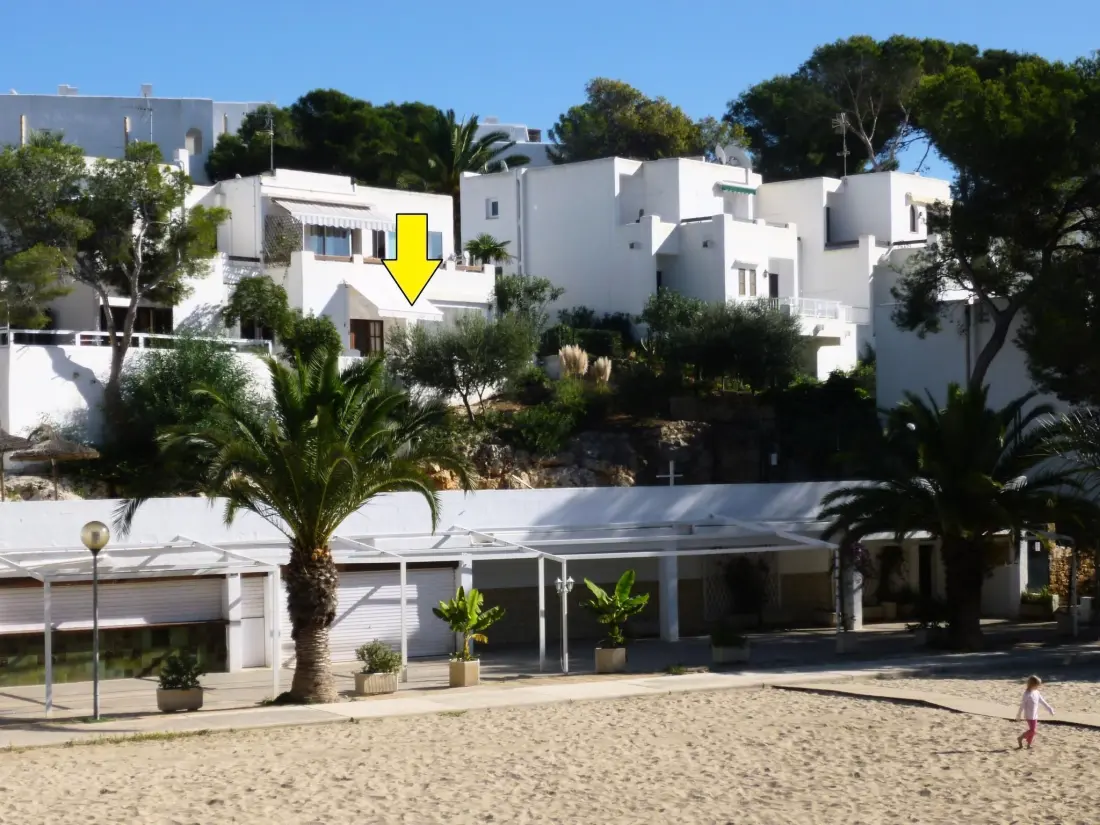 Résidence Wohnung in Cala D'or mit gemeinsamem Pool, Terrasse und Garten