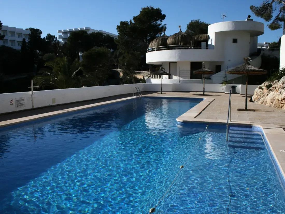 Résidence Wohnung in Cala D'or mit gemeinsamem Pool, Terrasse und Garten