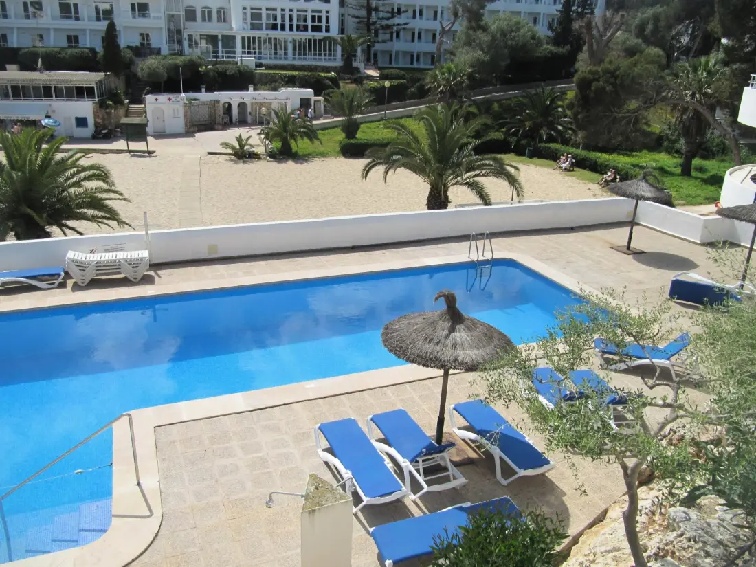 Résidence Wohnung in Cala D'or mit gemeinsamem Pool, Terrasse und Garten