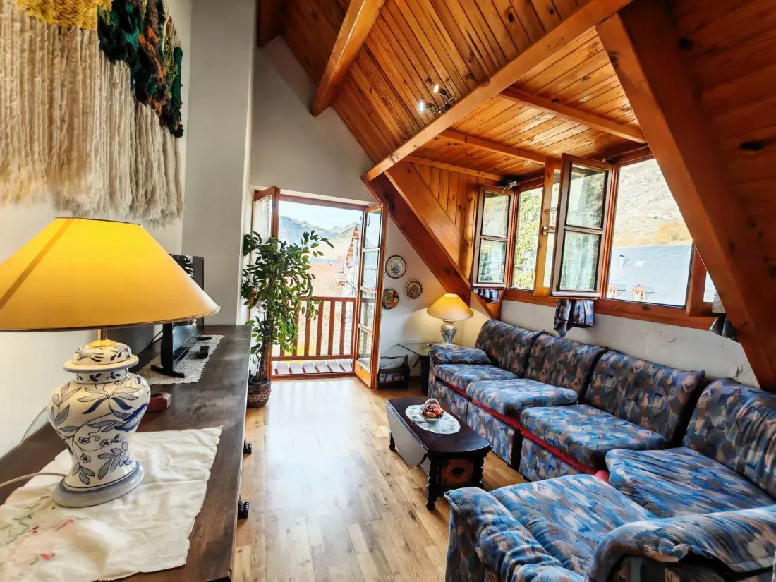 Résidence Duplex Muntanyó 2 mit Balkon und Blick auf den Berg Vall de Boí