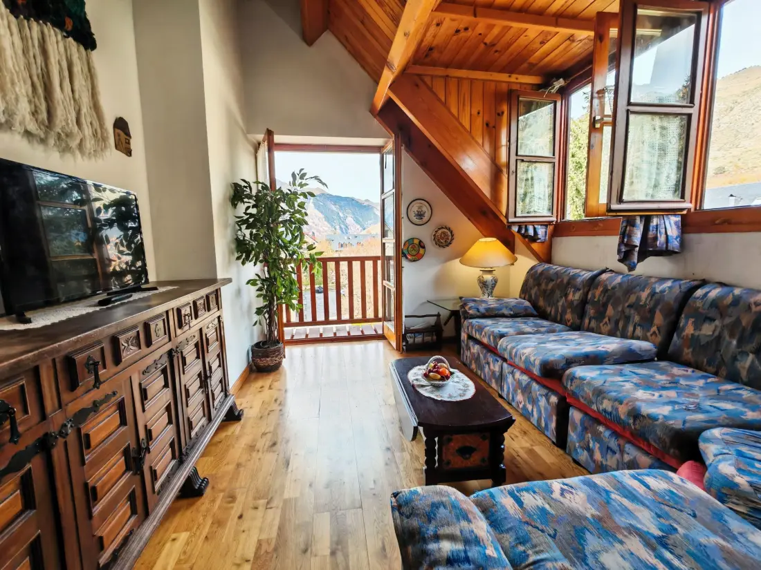 Résidence Duplex Muntanyó 2 mit Balkon und Blick auf den Berg Vall de Boí