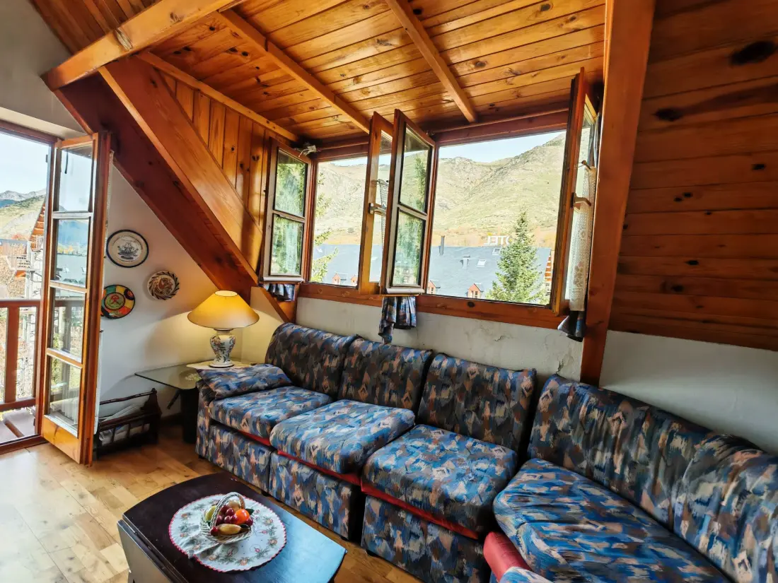 Résidence Duplex Muntanyó 2 mit Balkon und Blick auf den Berg Vall de Boí