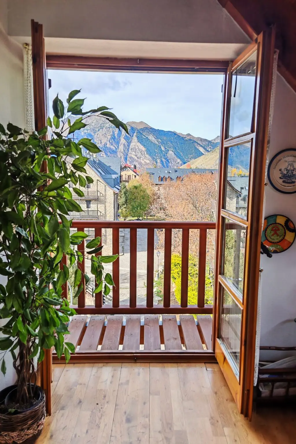 Résidence Duplex Muntanyó 2 mit Balkon und Blick auf den Berg Vall de Boí
