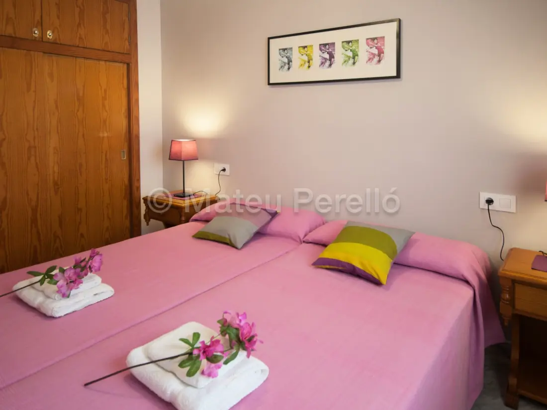 Résidence OB5-Wohnung mit 2 Doppelzimmern und Balkon