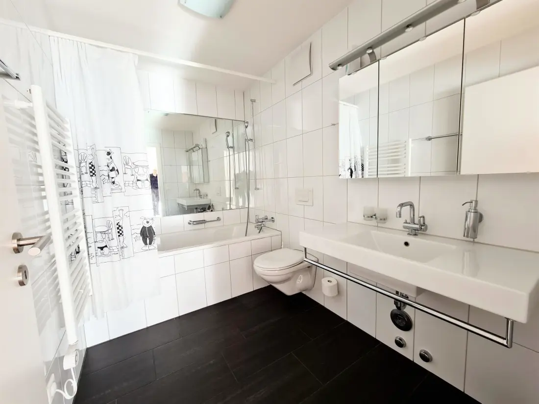 Résidence Mühlestrasse 3C Appartement/Fewo, Dusche und Bad, WC 3½-Zimmerwohnung