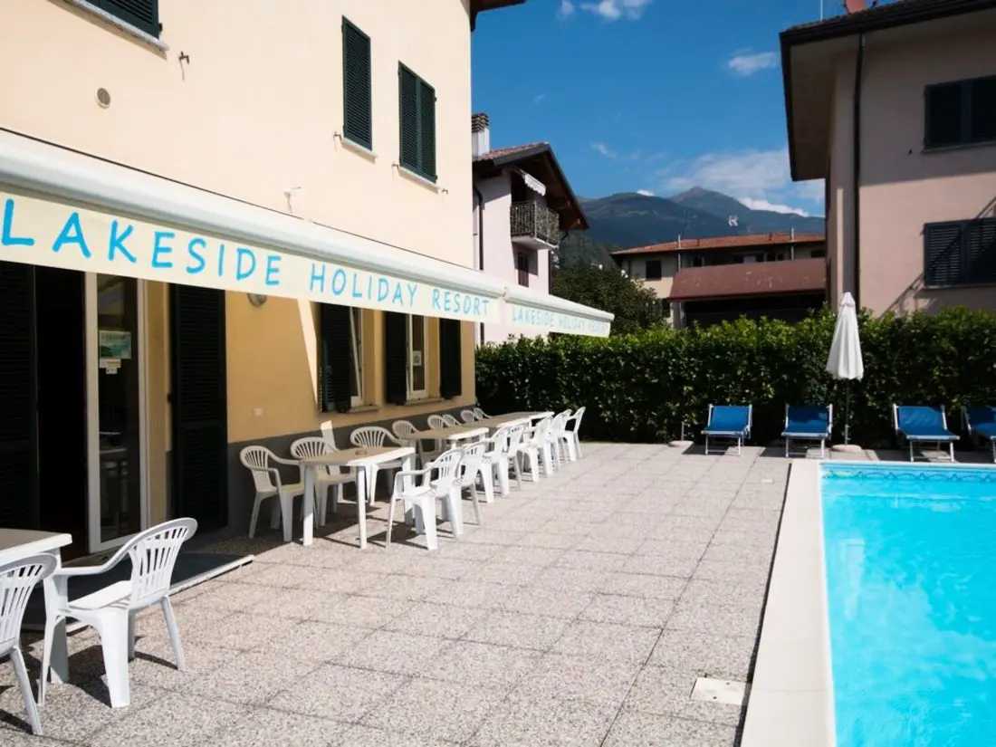 Résidence Wohnung in Domaso mit privatem Parkplatz