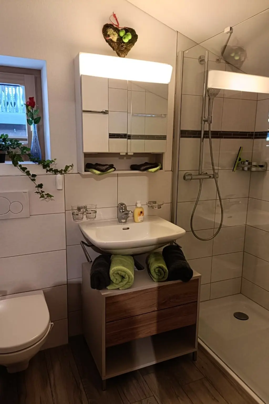 Résidence Lischa 3. OG Süd Appartement/Fewo, Dusche oder Bad, WC