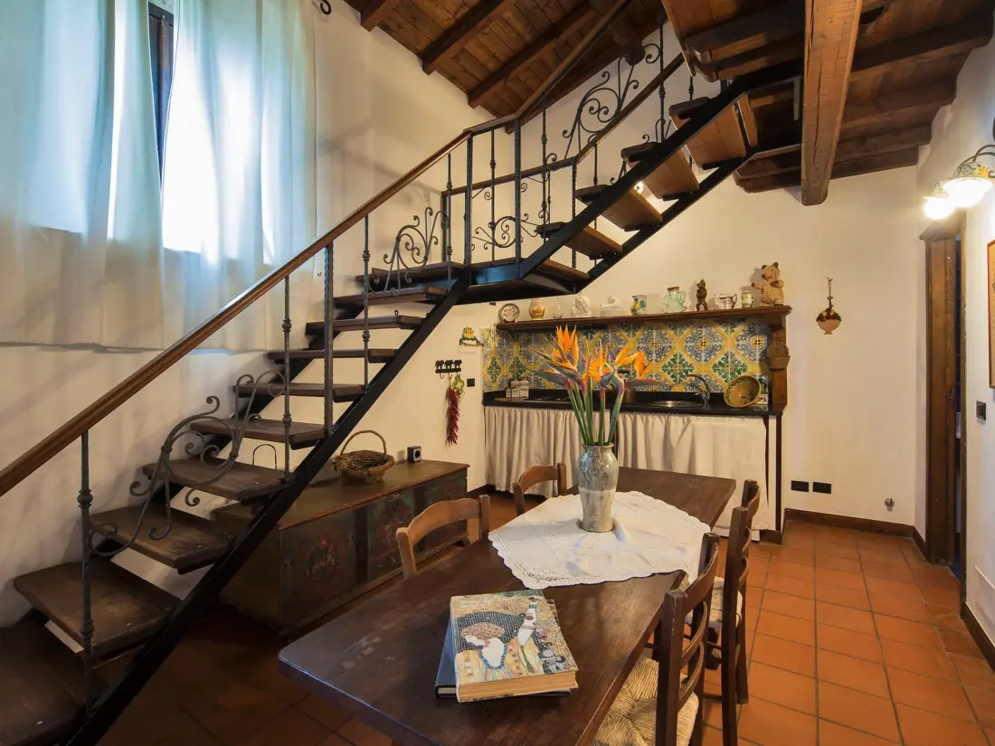 Résidence Villa dei Papiri - Mini-Doppelwohnung auf zwei Ebenen mit Küche und eigenem Gar