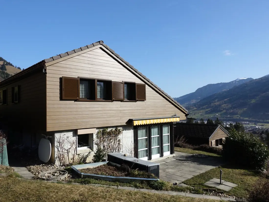 Résidence Bergperle Ferienhaus, Dusche, WC, Terrasse Ferienhaus, Dusche, WC, Terrasse