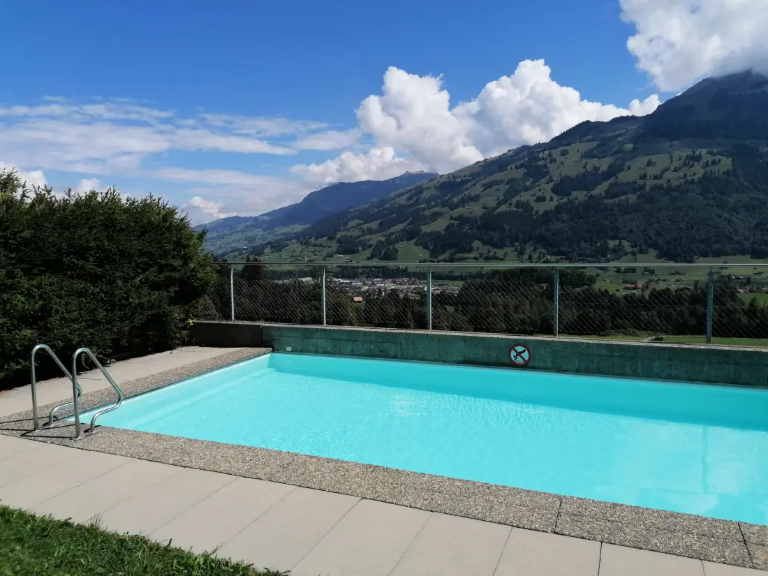Résidence Bergperle Ferienhaus, Dusche, WC, Terrasse Ferienhaus, Dusche, WC, Terrasse