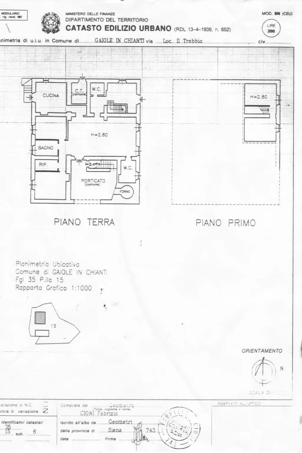 Résidence Anwesen "Casa Colonica" mit eigenem Garten und Grill