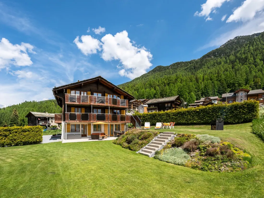 Résidence Chalet Ferienwohnungen Schwalbennest Moos Grächen, (Grächen),