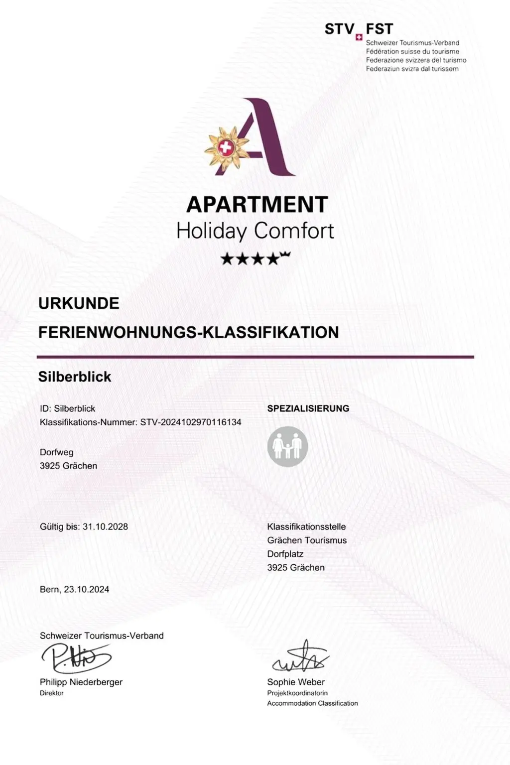 Résidence Silberblick, (Grächen),