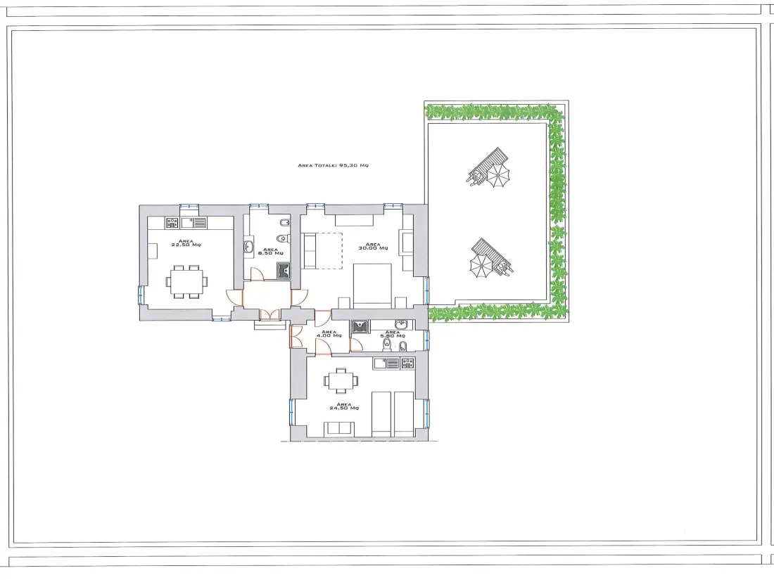 Résidence Barolo' Wohnung mit Gemeinschaftspool