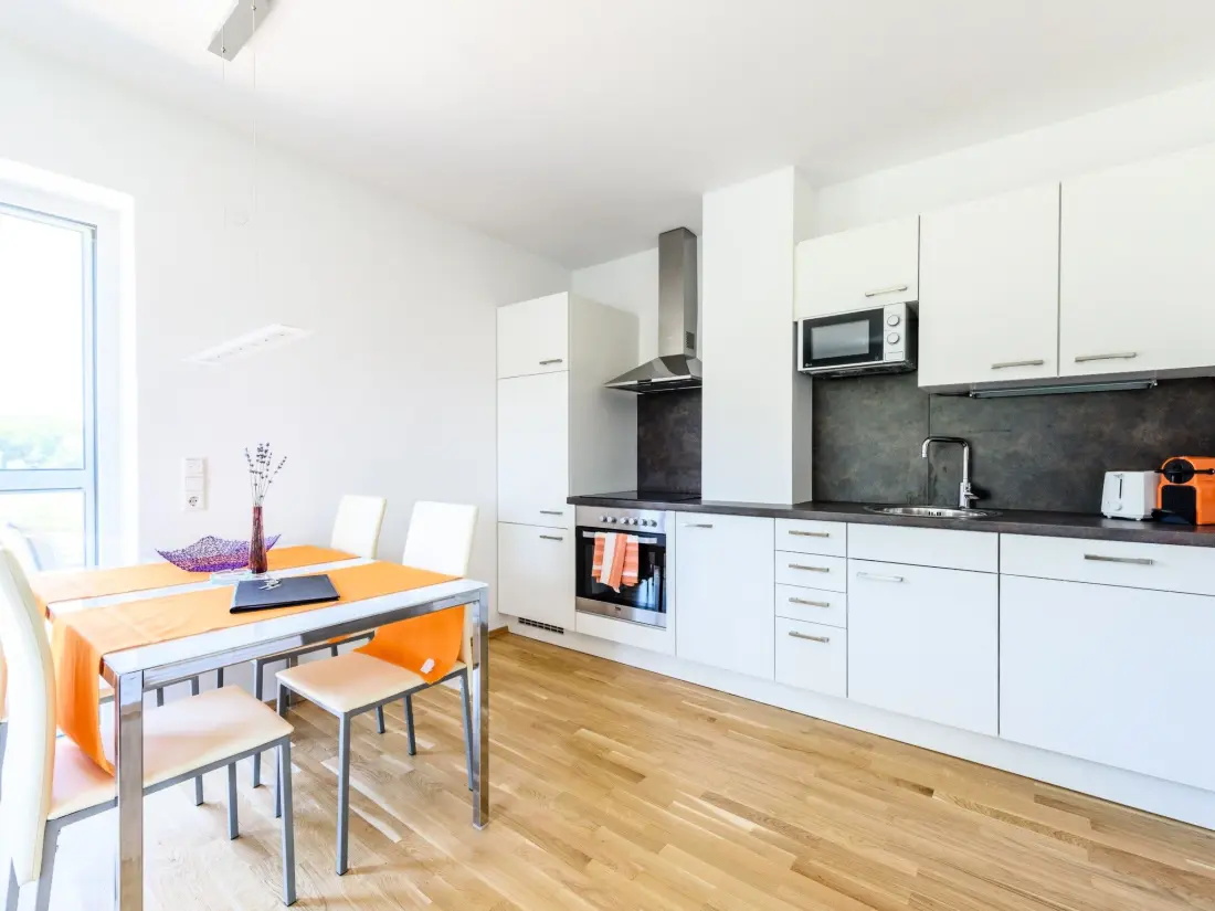 Résidence Stilvolles Appartment für sechs Personen