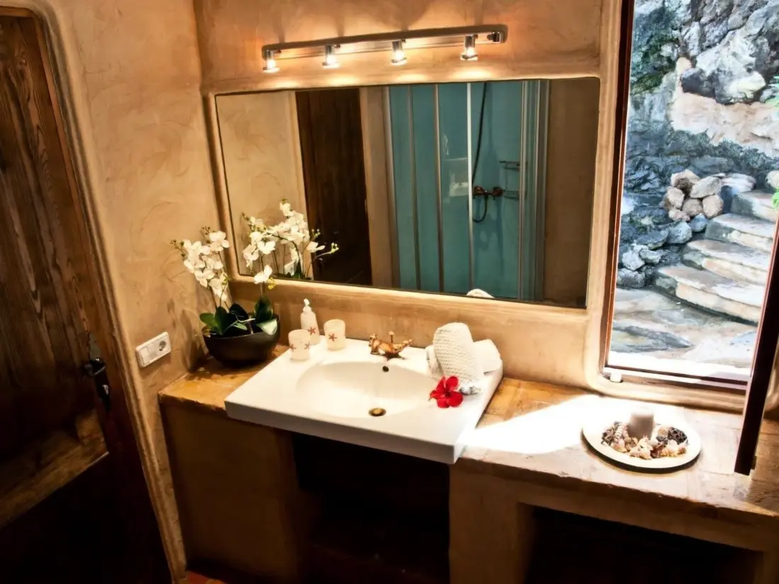 Résidence Wohnung in La Matanza De Acentejo mit Terrasse, gemeinsamem Pool und Garten