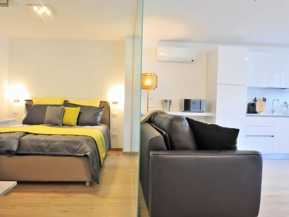 Résidence Ein-Zimmer-Wohnung 'Bella Vacanza 7' mit Blick aufs Wasser
