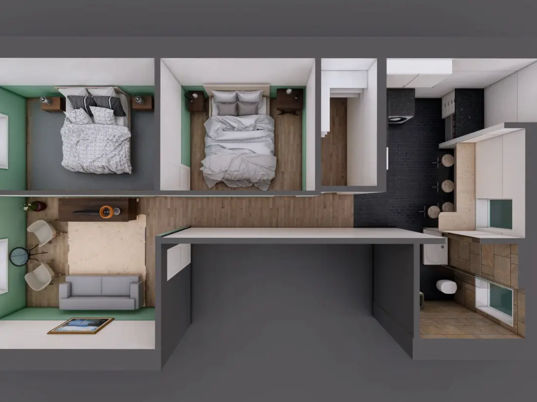 Résidence Downtown-Wohnung mit Design . Komfort in Downtown
