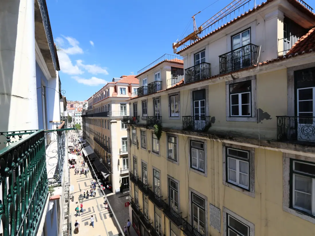 Résidence Schicker urbaner Rückzugsort in der Innenstadt, Balkon und Ausblick
