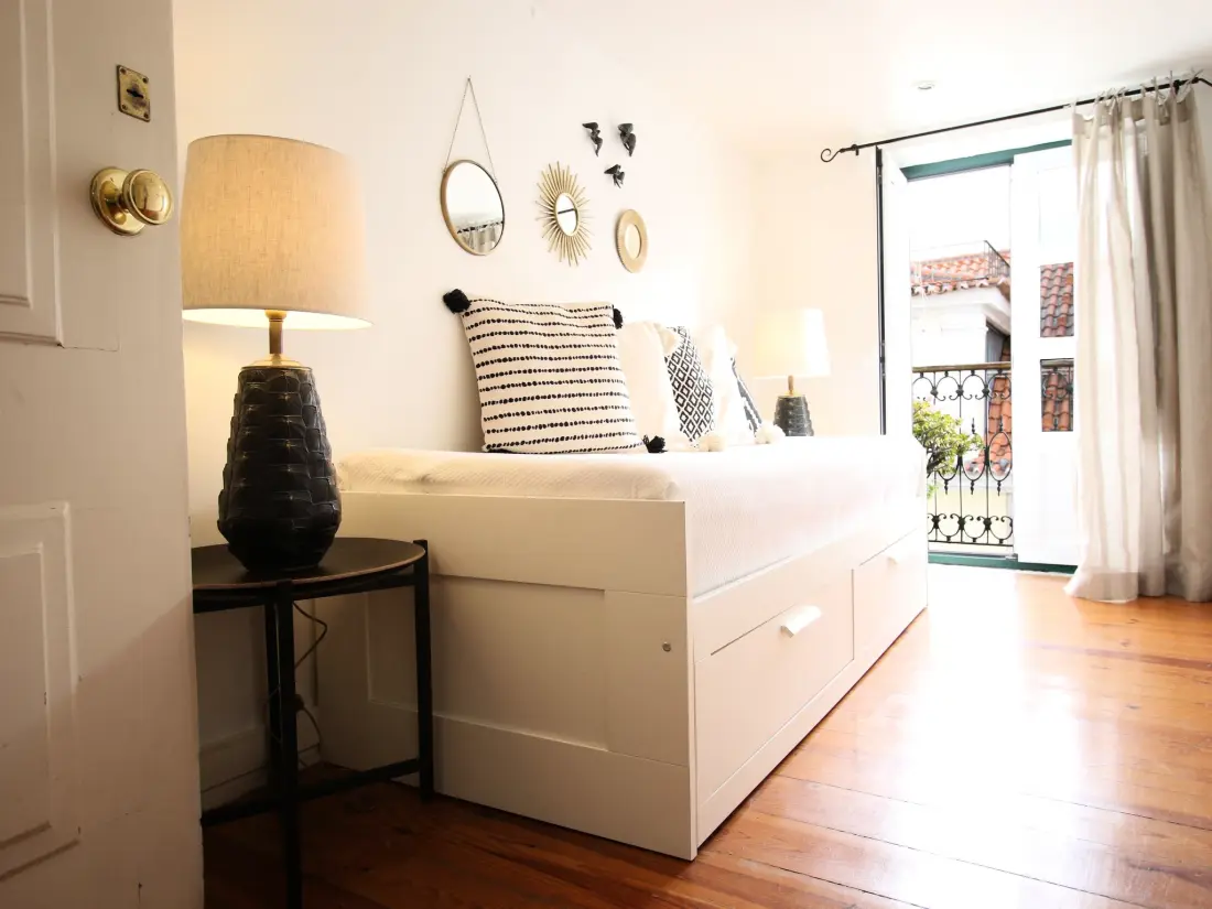 Résidence Schicker urbaner Rückzugsort in der Innenstadt, Balkon und Ausblick