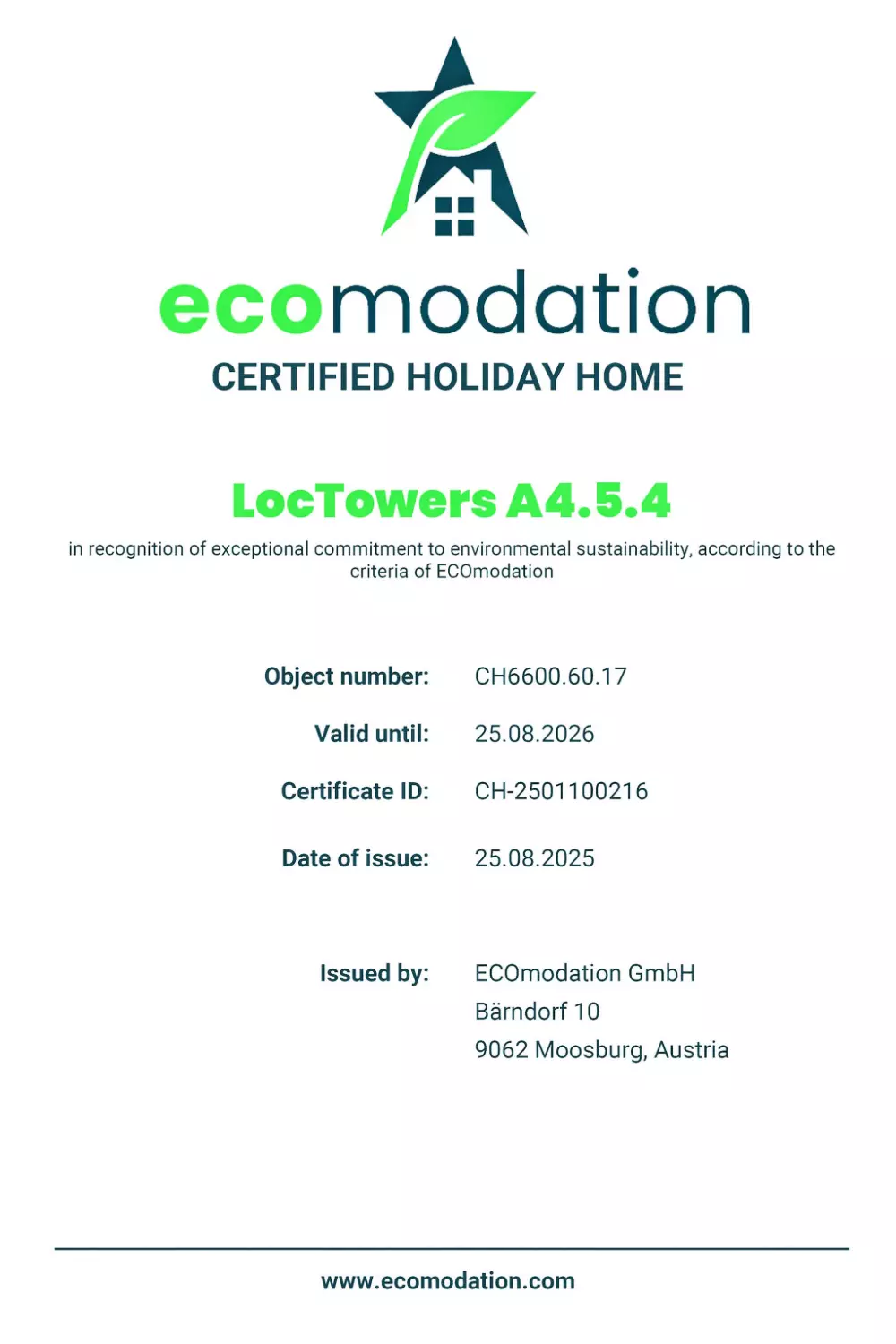 Résidence LocTowers A4.9.2