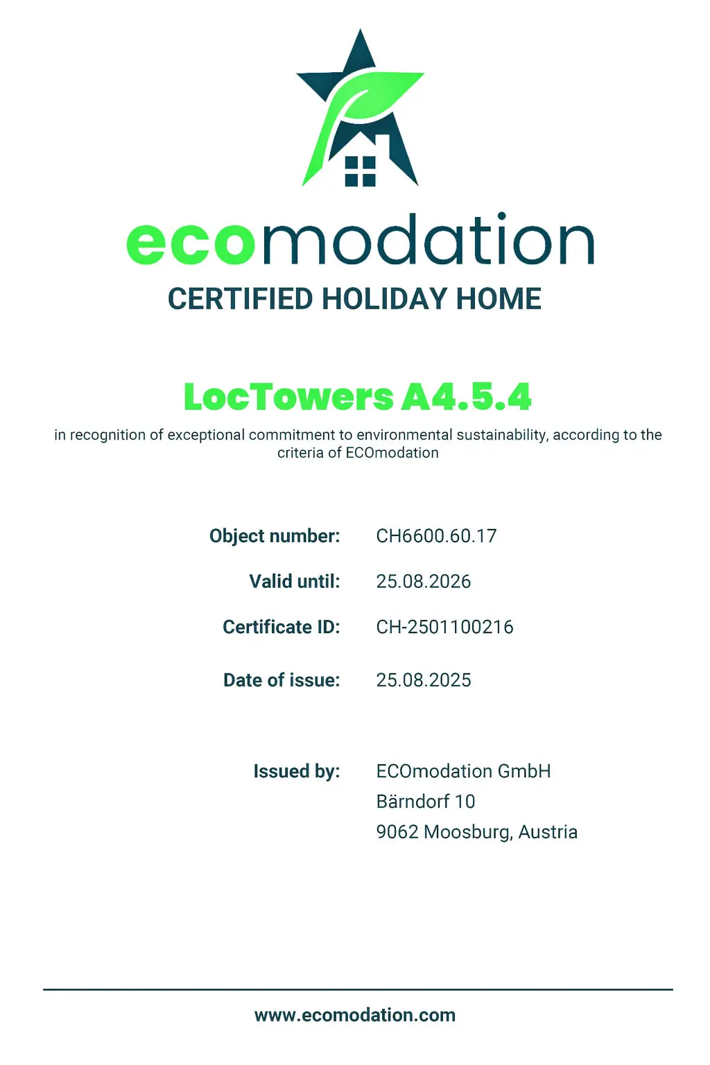Résidence LocTowers A4.9.2
