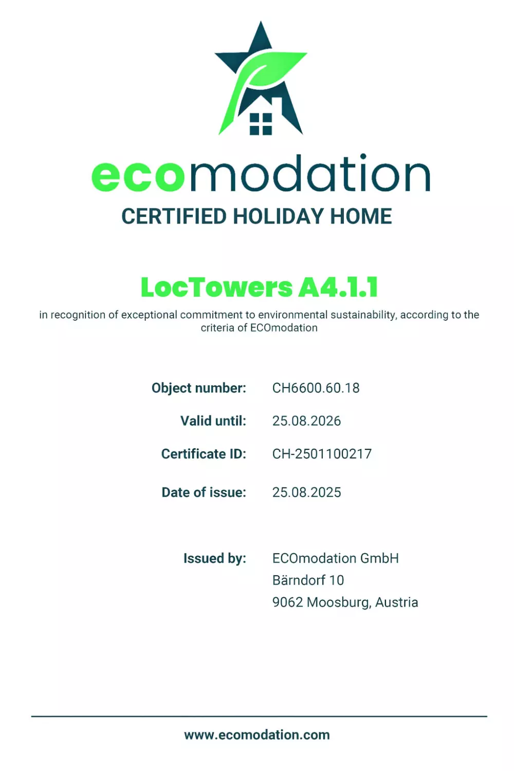 Résidence LocTowers A4.9.2