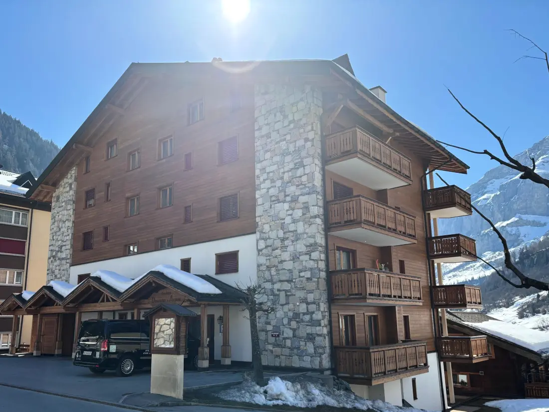 Résidence Residenz Darianne Leukerbad # 2-bed apartment, Bad, WC