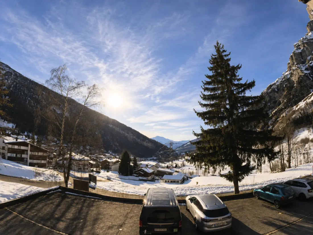 Résidence Residenz Belair Leukerbad # 2-bed apartment, Dusche, WC