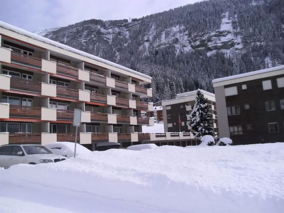 Résidence Valère Leukerbad # 2-bed apartment, Dusche, WC
