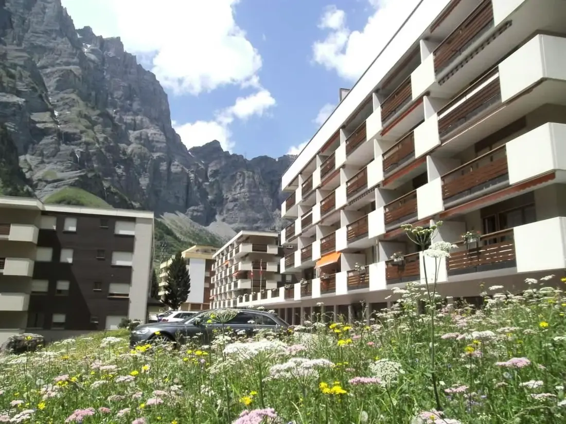 Résidence Valère Leukerbad # 2-bed apartment, Dusche, WC