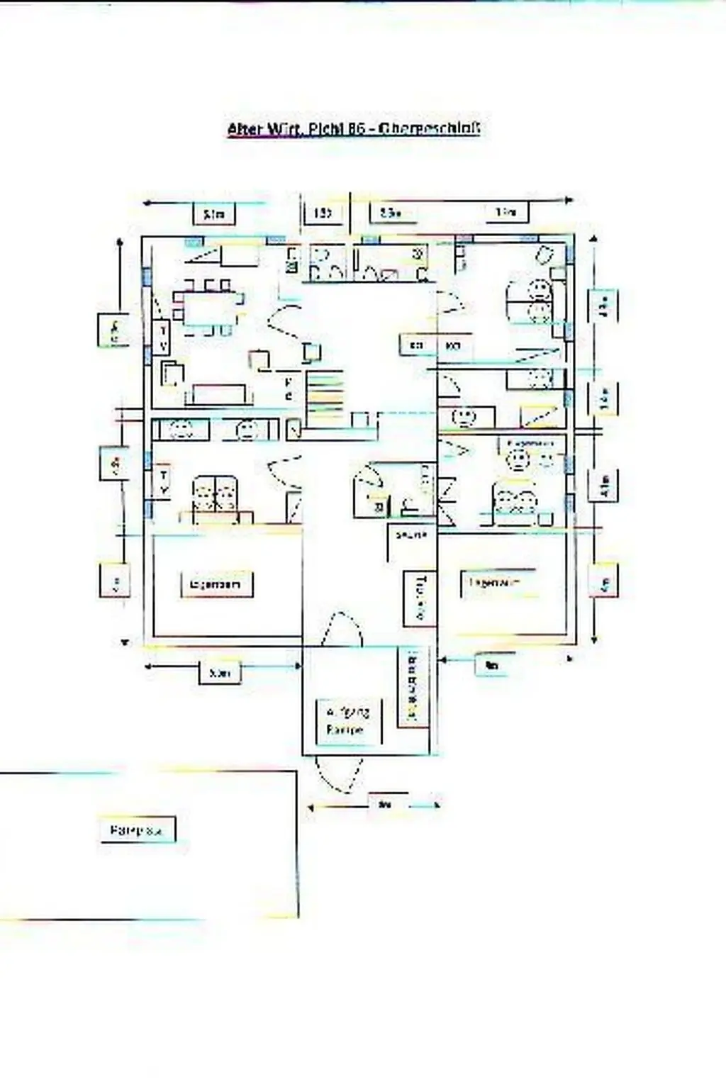 Résidence Große Wohnung im ersten Stock, mit großem Garten
