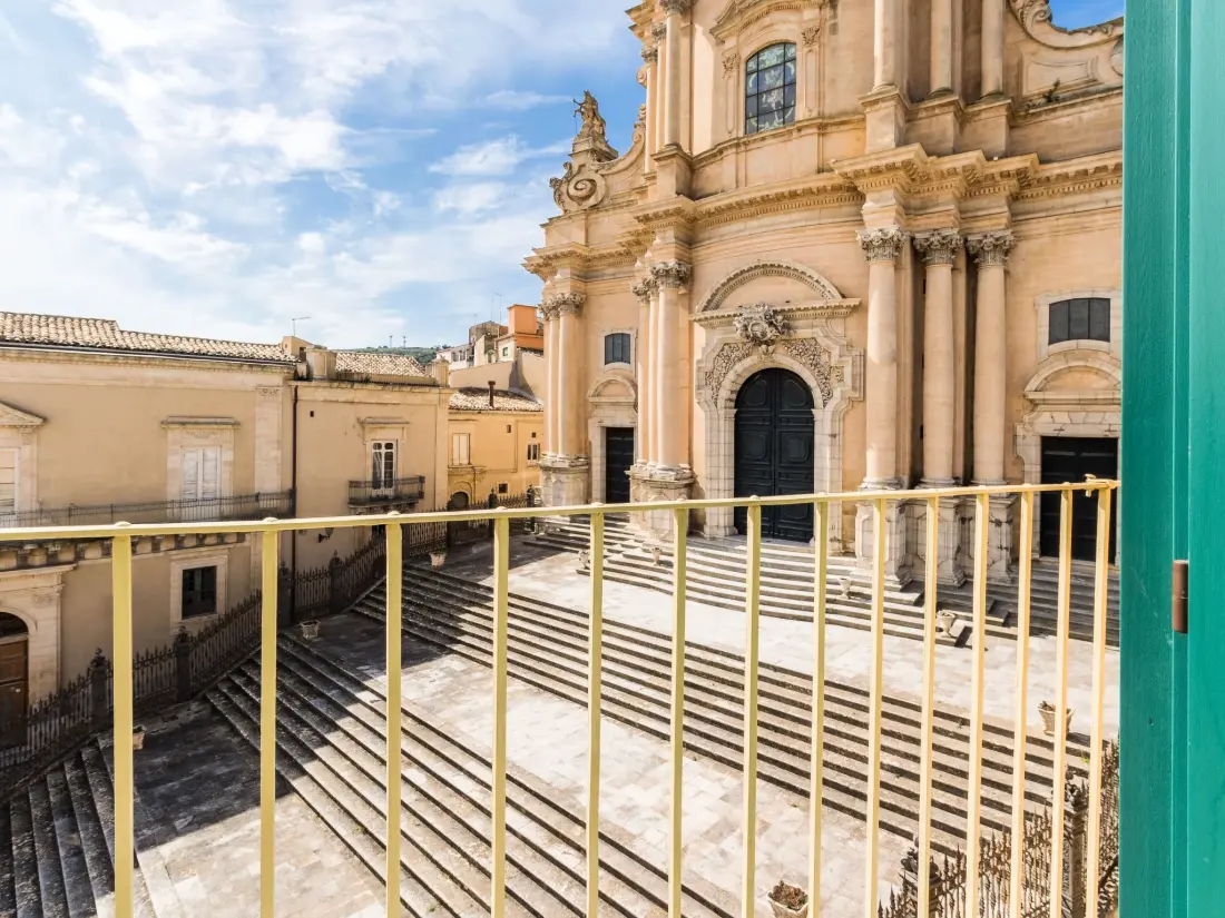 Résidence Ettore, Wohnung mit Blick auf die Kathedrale von Ibla