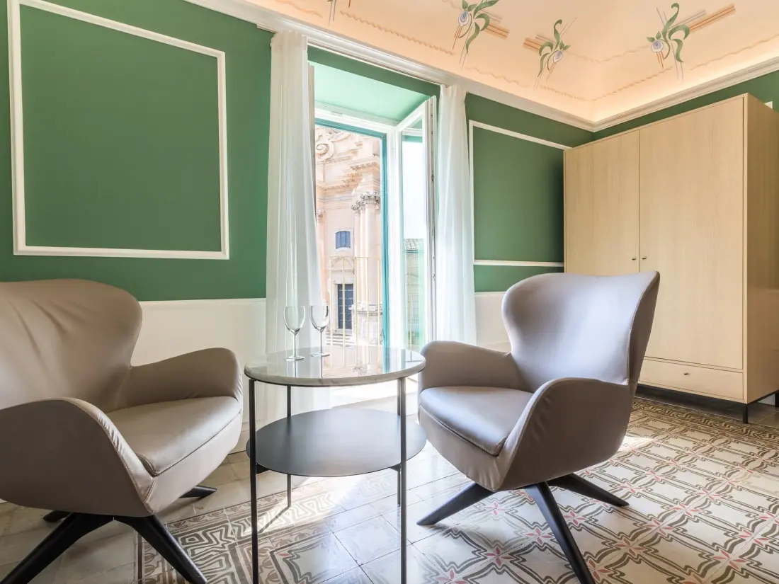 Résidence Ettore, Wohnung mit Blick auf die Kathedrale von Ibla