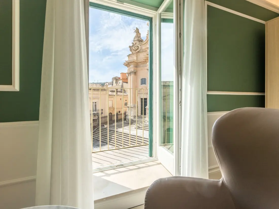 Résidence Ettore, Wohnung mit Blick auf die Kathedrale von Ibla