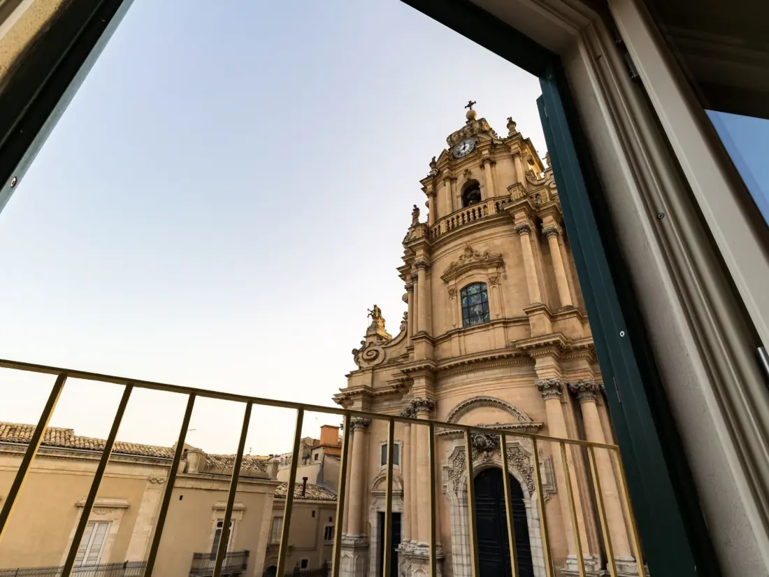 Résidence Ettore, Wohnung mit Blick auf die Kathedrale von Ibla