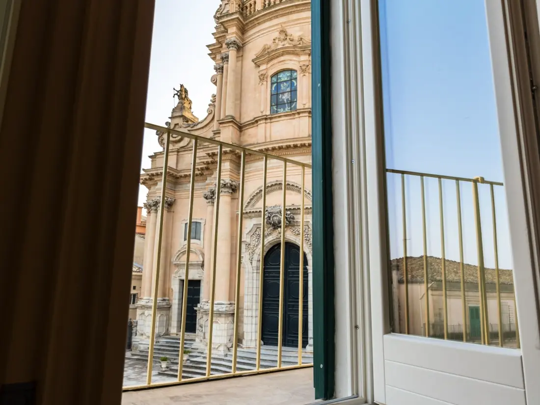 Résidence Ettore, Wohnung mit Blick auf die Kathedrale von Ibla